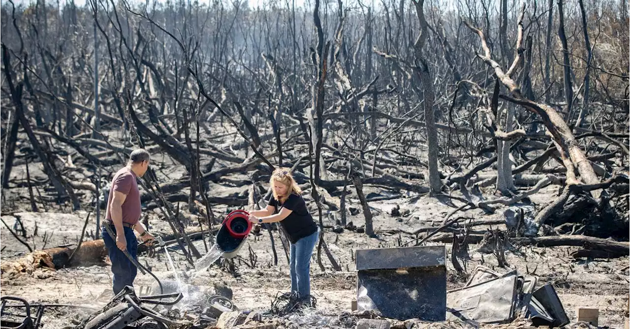 Florida Panhandle wildfires force evacuation of hundreds of homes