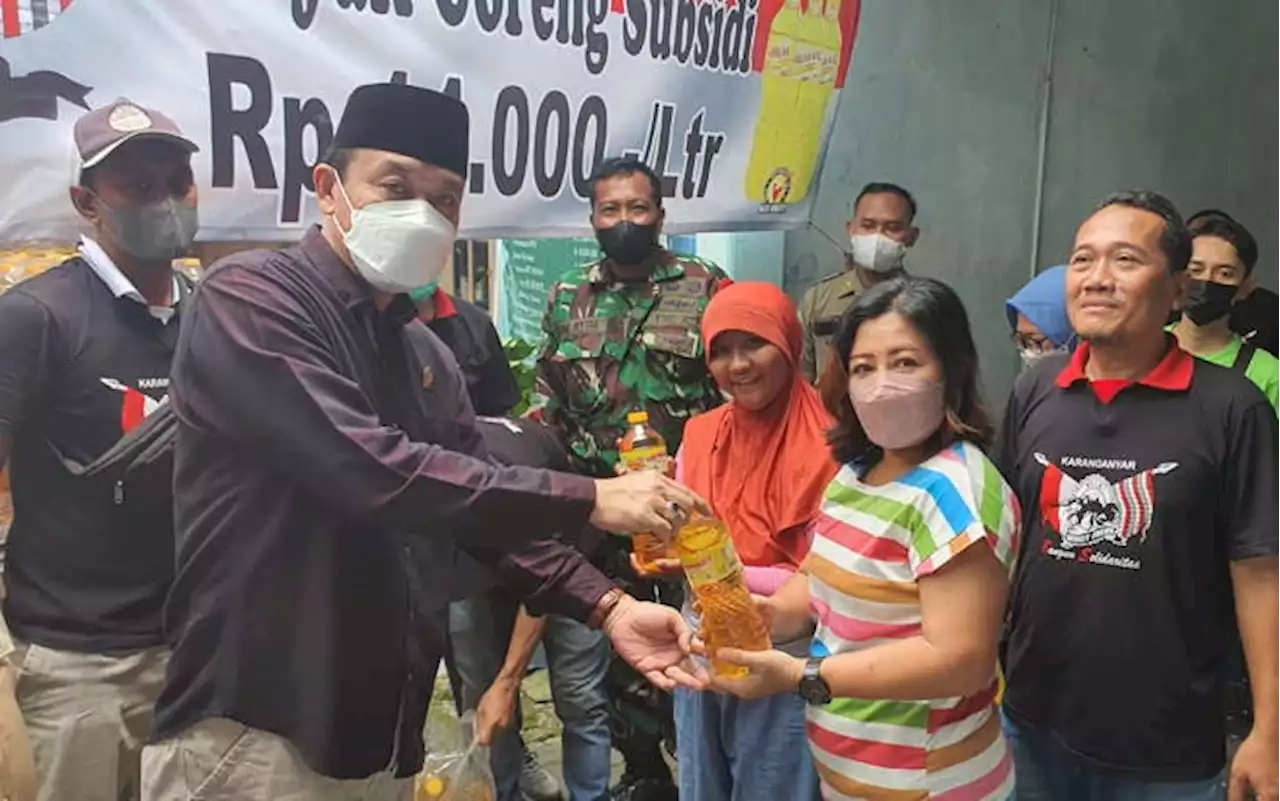 6.000 Liter Minyak Goreng Subsidi Ludes Satu Jam di Dagen Karanganyar