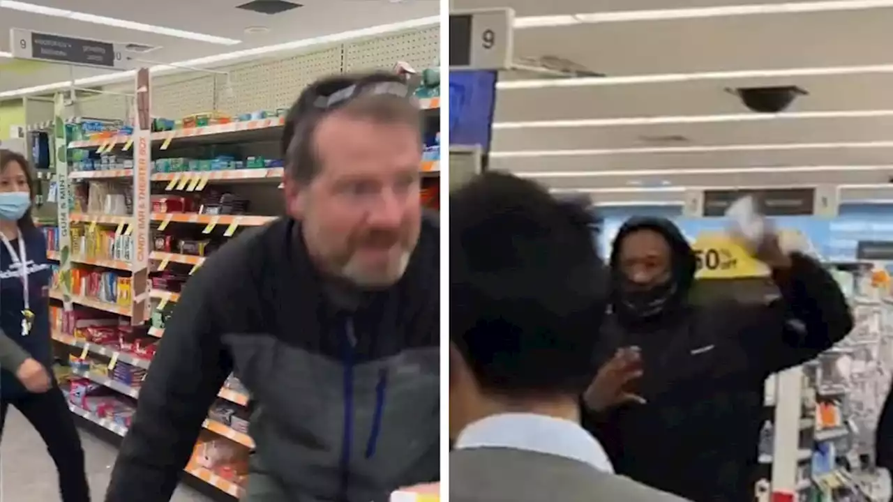 Bay Area Walgreens Thief Gets Into Food Fight with Customer