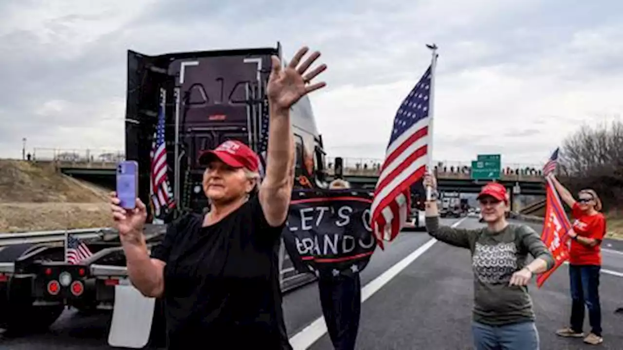 US truckers protest Covid curbs, target Washington – latest updates