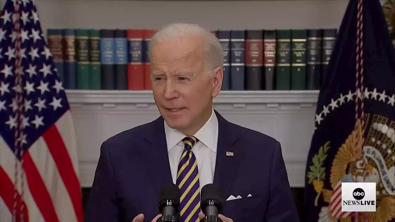 Biden announces ban on Russian oil imports, other energy products