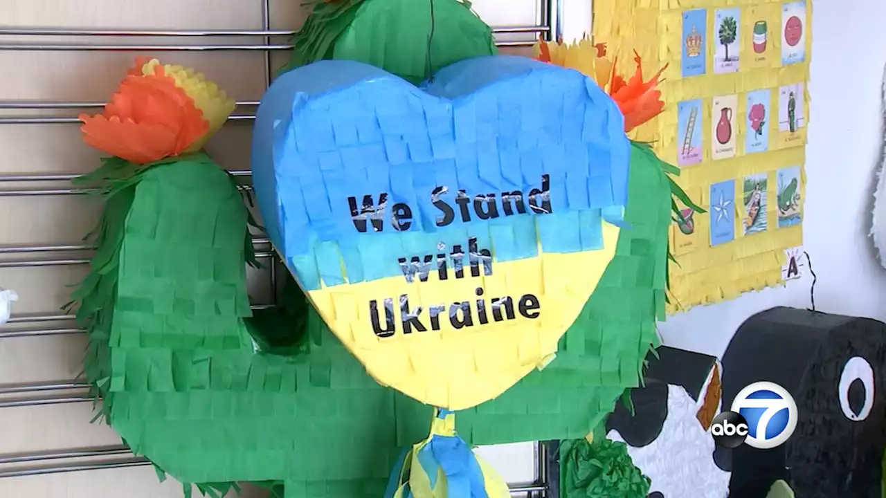 LA piñata business raising money for people of Ukraine amid war