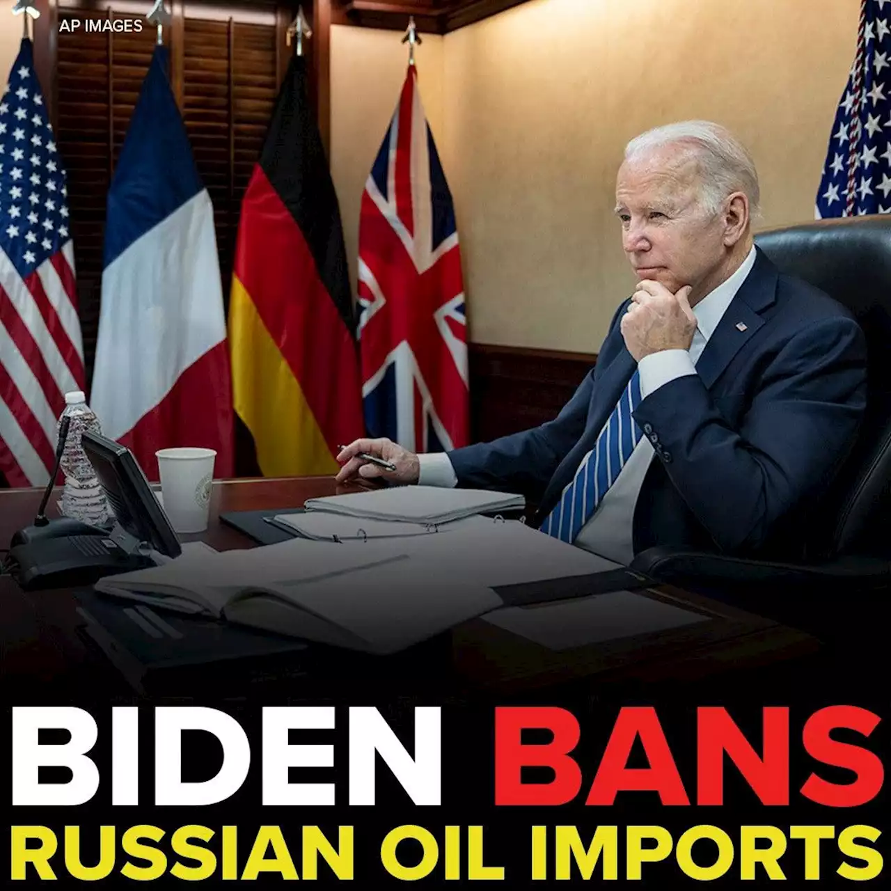 Biden bans Russian oil imports over Ukraine war, sources say