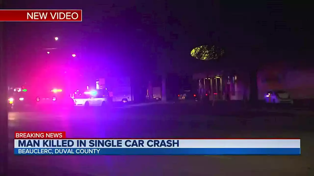 JSO: Man dies after driving without headlights, crashing into traffic light control box on San Jose