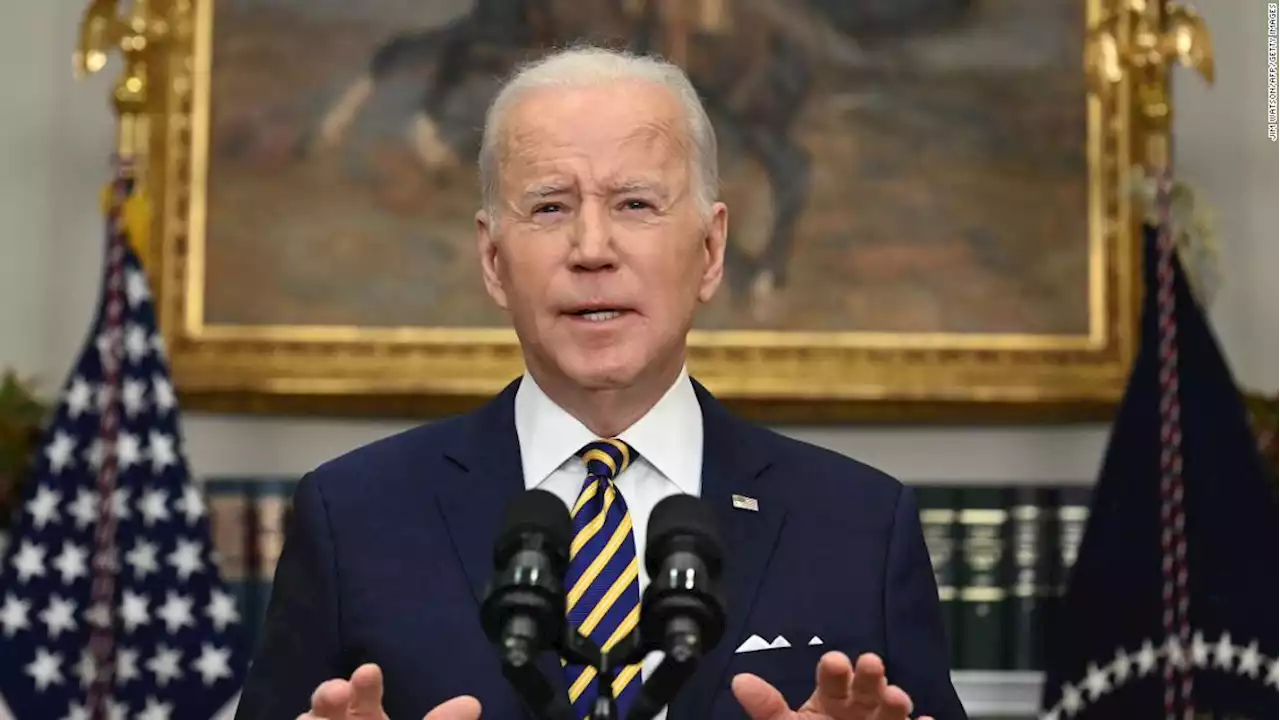 Biden announces ban on Russian energy imports