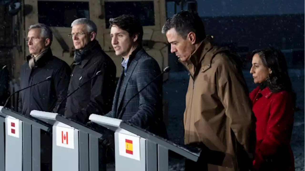 Trudeau meets NATO partners in Latvia, pledges support to Baltic leaders