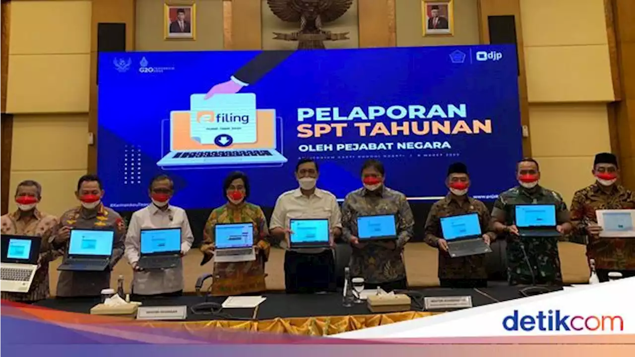 Sri Mulyani, Airlangga hingga Luhut Sudah Lapor SPT Pajak, Kamu Kapan?