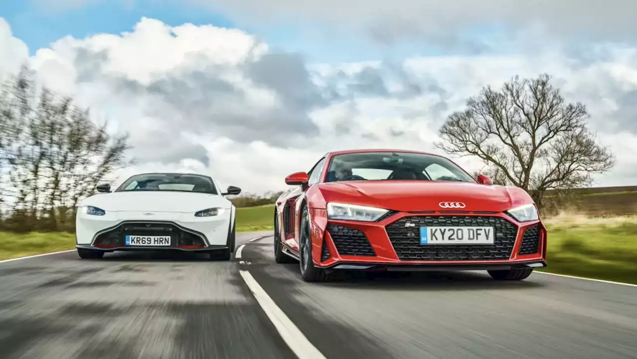 Aston Martin Vantage vs Audi R8 V10 RWD – back to basics | Evo