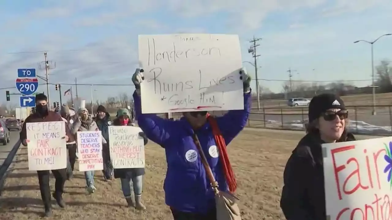 Proviso teachers continue to demand better pay, smaller class sizes