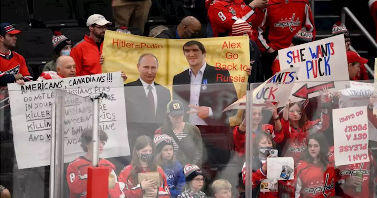 Alberta’s NHL clubs supporting Ukraine with Capitals’ Alex Ovechkin set to arrive | Globalnews.ca