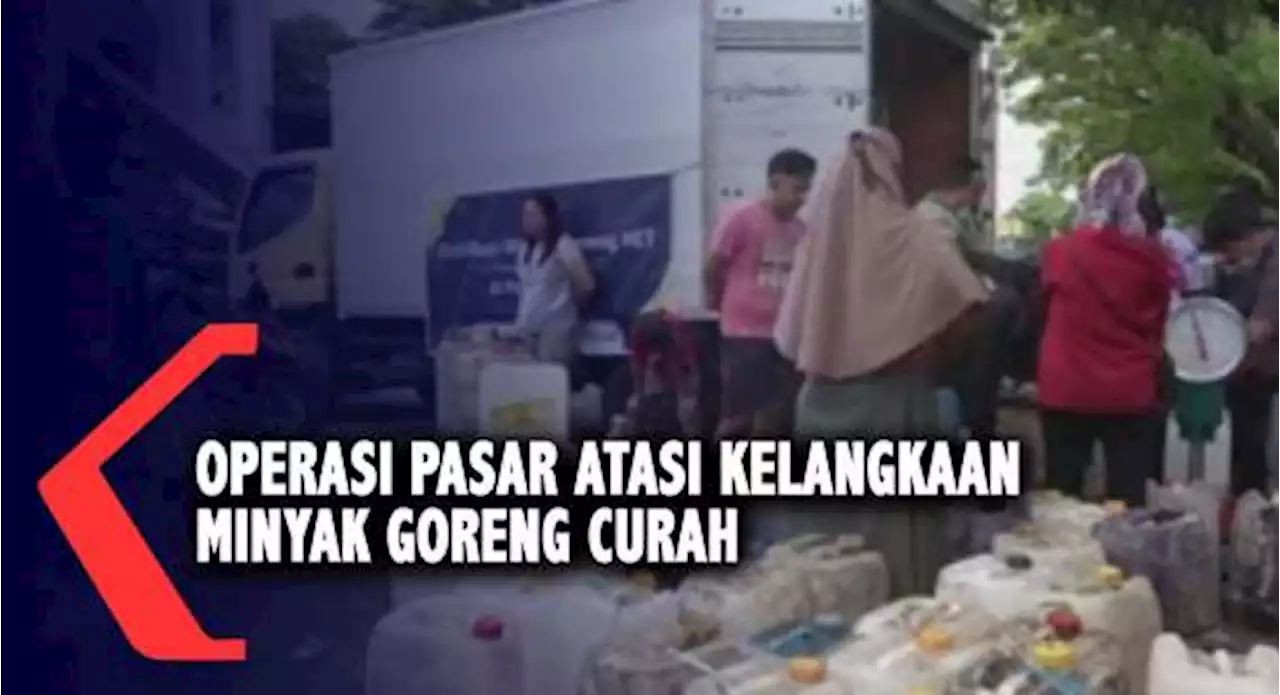 Operasi Pasar Atasi Kelangkaan Minya Goreng Curah