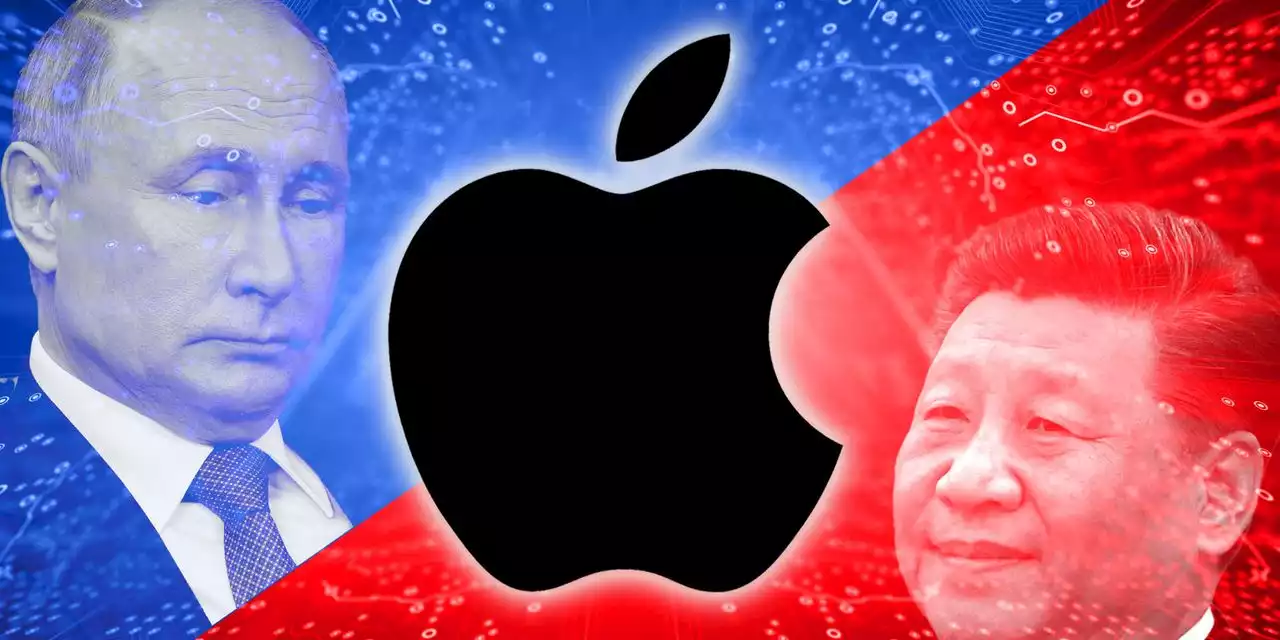 It wasn't hard for Apple to cut off Russia, but the precedent could be troublesome --- 'China is the real test'