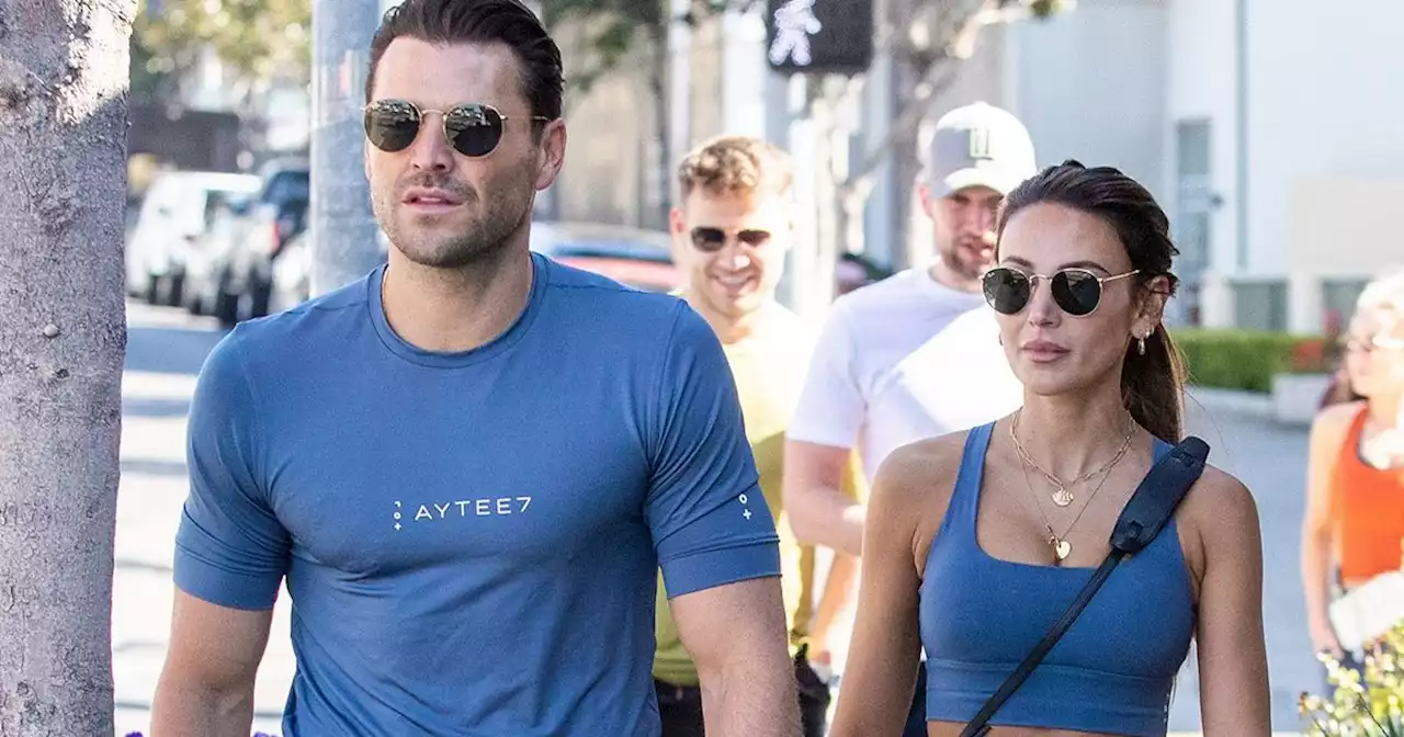 Michelle Keegan and Mark Wright look super toned in twinning outfits