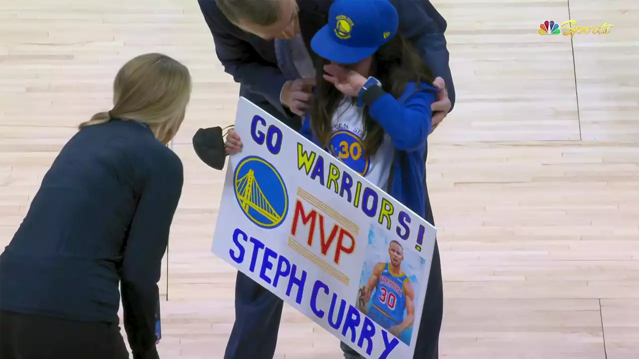 Young Steph Curry Fan Cries After Learning Warriors Star Out Vs. Nuggets