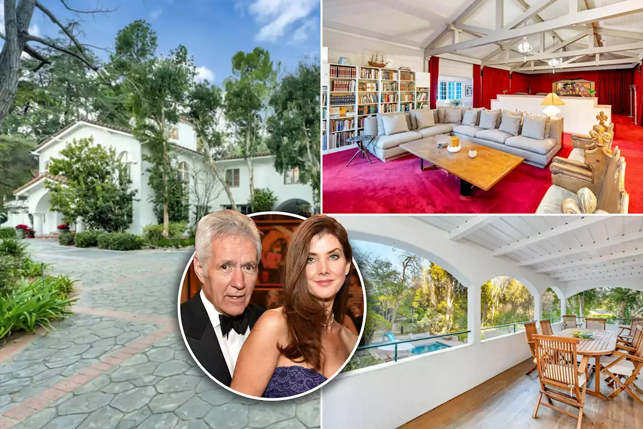 Alex Trebek’s Studio City home of 30 years sells with $7M ask