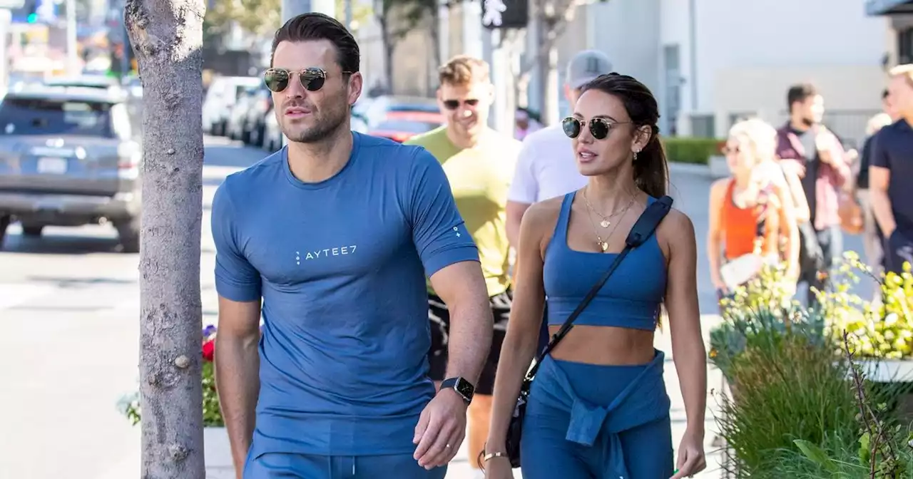 Mark Wright shares first look at his sports brand as he and Michelle coordinate