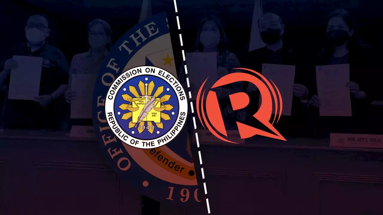 Rappler statement on Comelec Commissioner Inting’s suspension of the election partnership