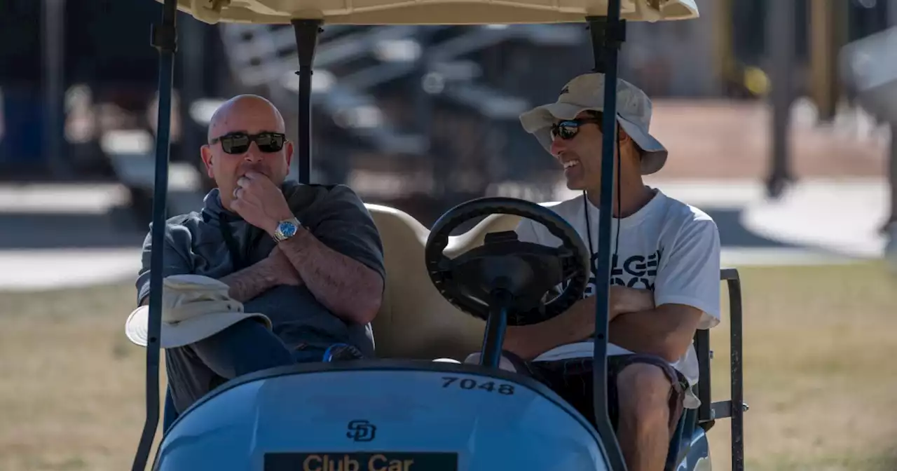 A sense of spring at the Padres' Peoria complex Monday