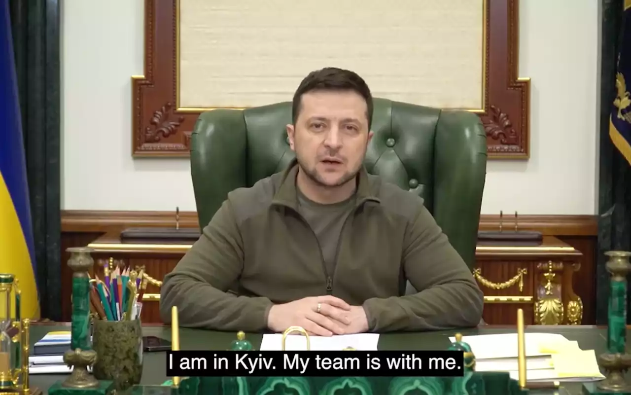 Ucraina, Zelensky in video nell'ufficio: prima volta da inizio guerra