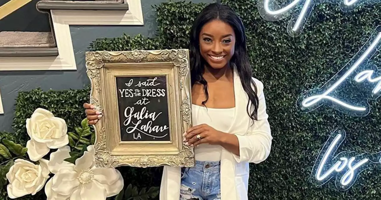 Simone Biles found her wedding dresses! See the stunning pics