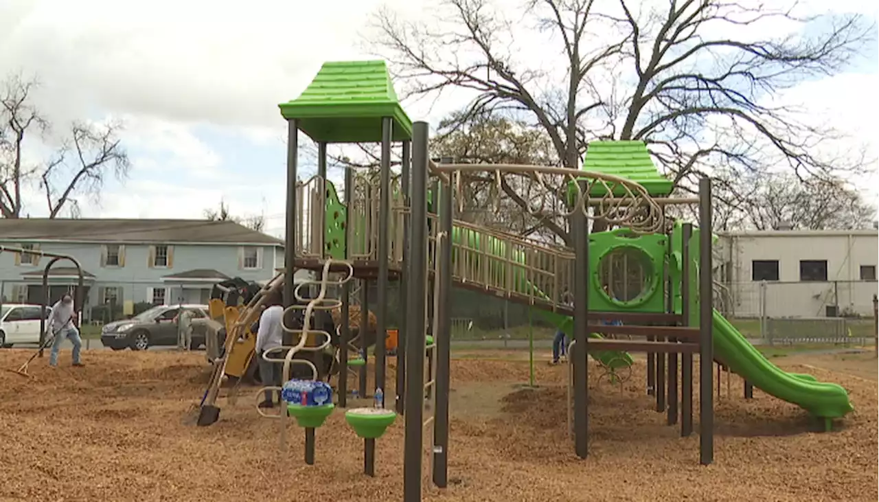 New playground at Kinney Park