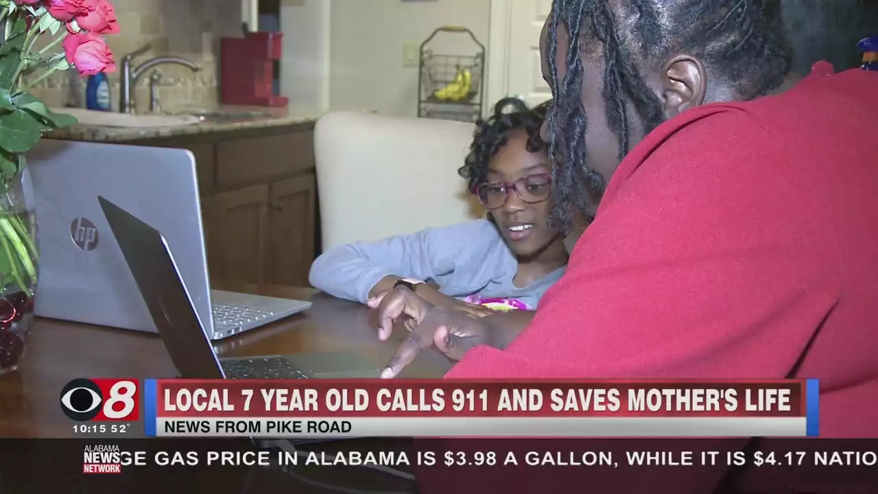 Local 7 Year Old Girl Calls 911 and Saves Mother's Life - Alabama News