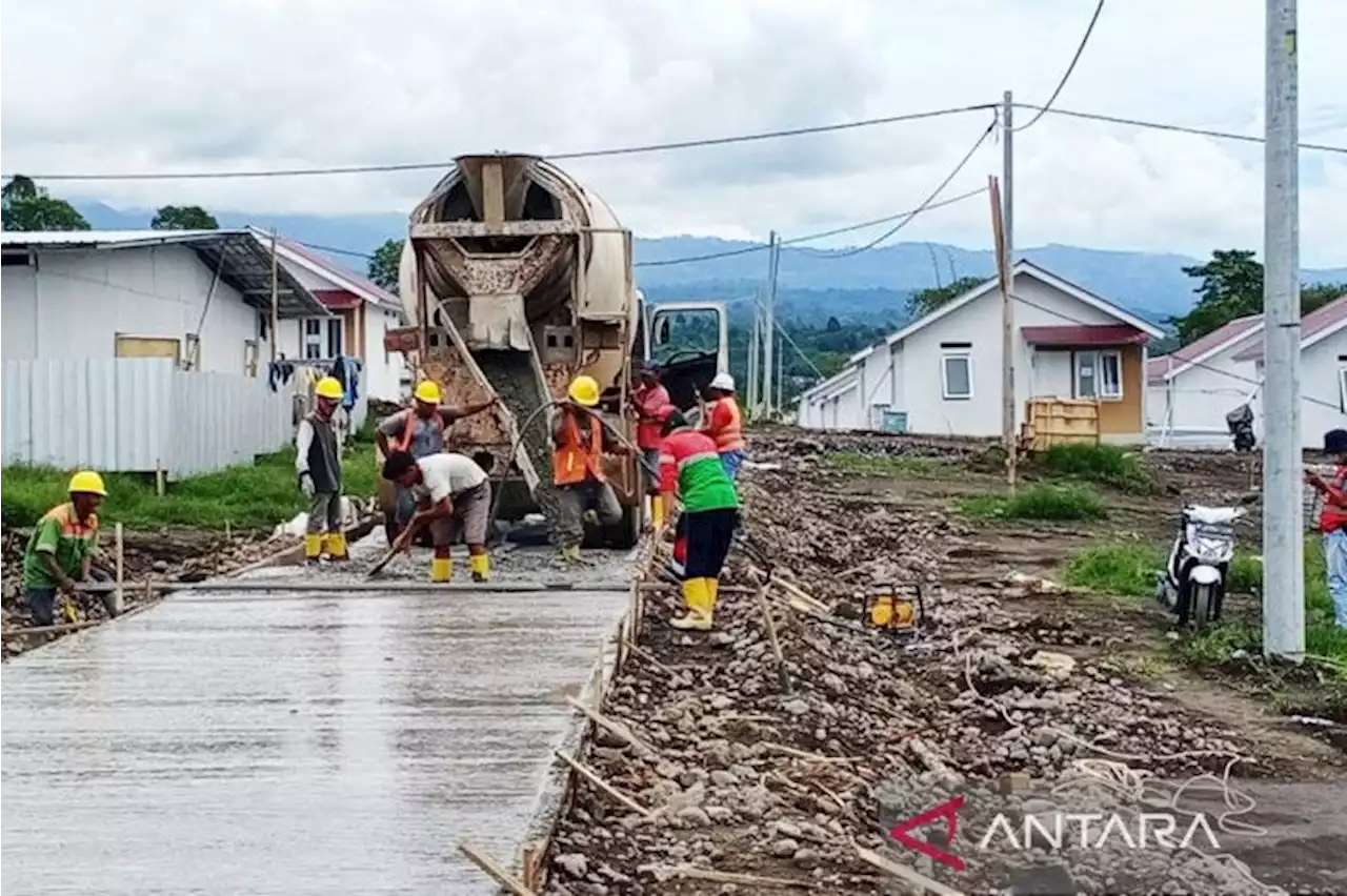 Infrastruktur penunjang di relokasi bencana Semeru mulai dibangun