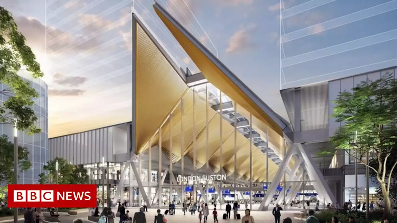 HS2's Euston Station to have bronze or gold-coloured roof