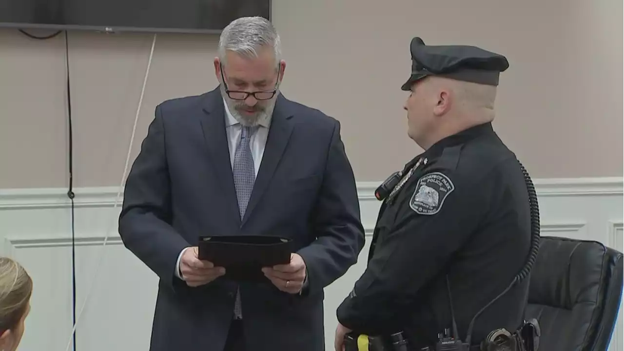 Two Prospect Park Police Officers Honored For Heroic Actions By Township