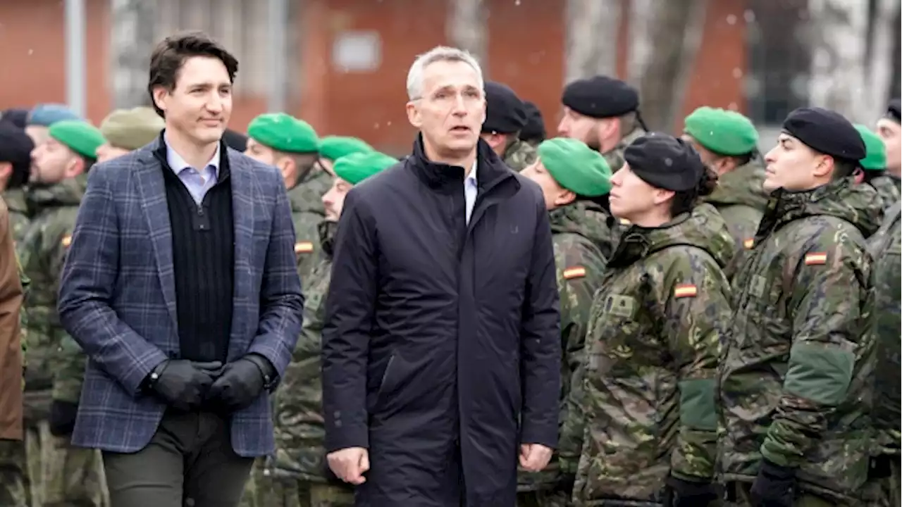 NATO chief calls on allies to 'step up' defence spending, after Trudeau vows to assess commitments