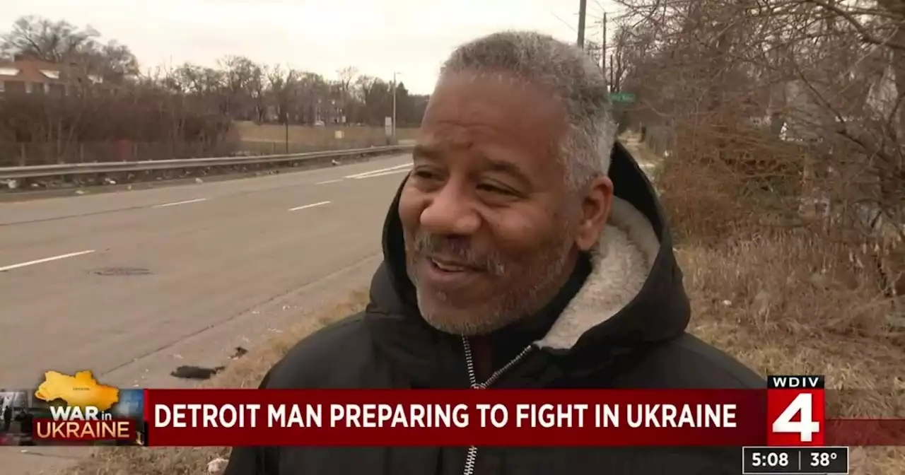 WATCH: Detroit man who taught about democracy in Ukraine leaves to join fight