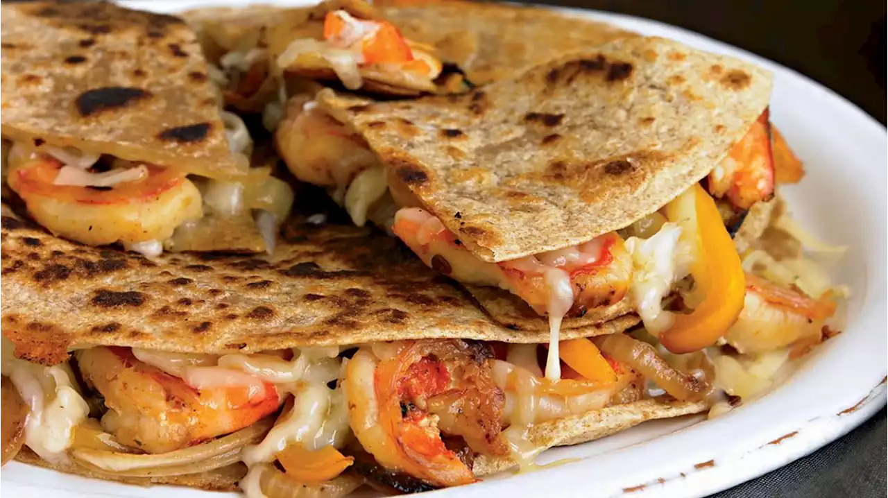 Healthy Chipotle Shrimp Quesadilla Recipe — Eat This Not That