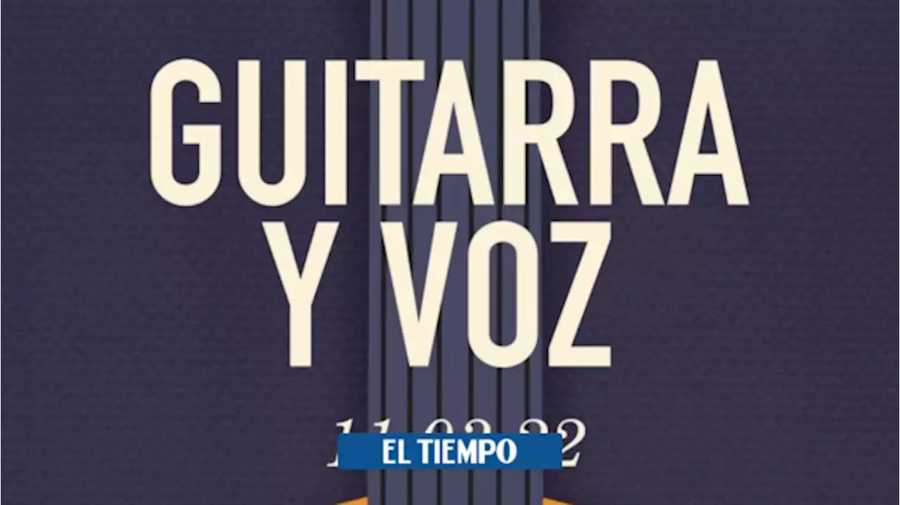 'Guitarra y voz' de Andrés Cepeda, exclusivo para suscriptores de EL TIEMPO