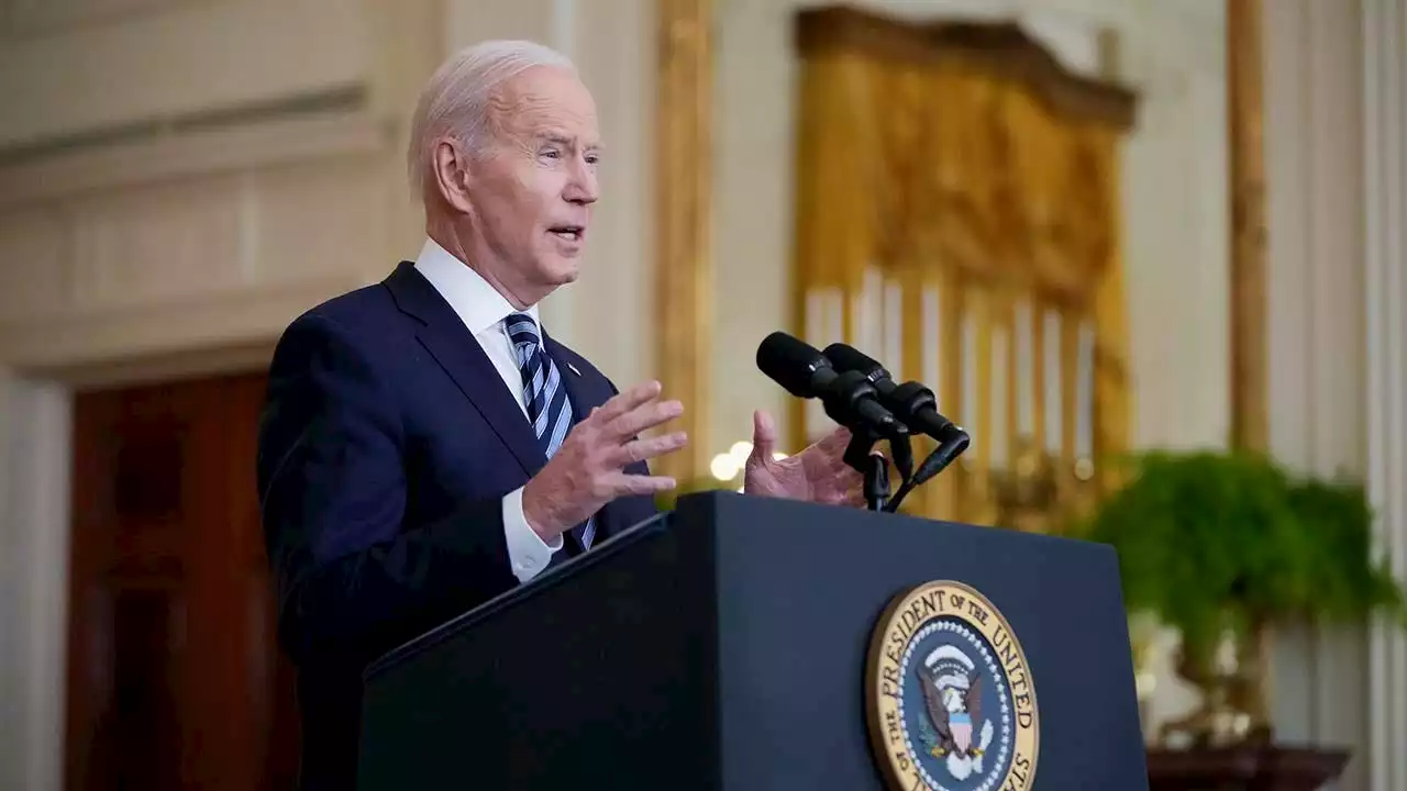 Biden announces ban on US imports of Russian oil, warns gas prices will 'go up further'