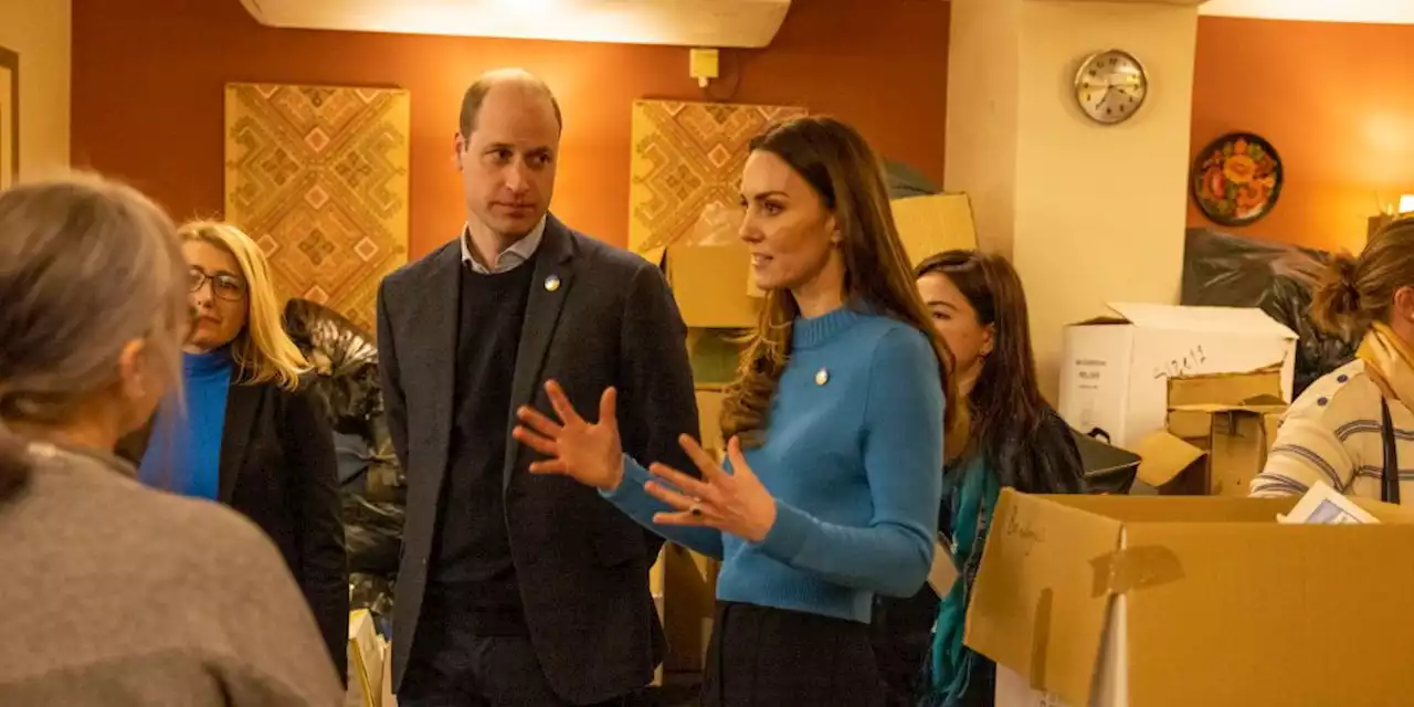 Prince William and Duchess Kate Help Pack Donations for Ukrainian Community