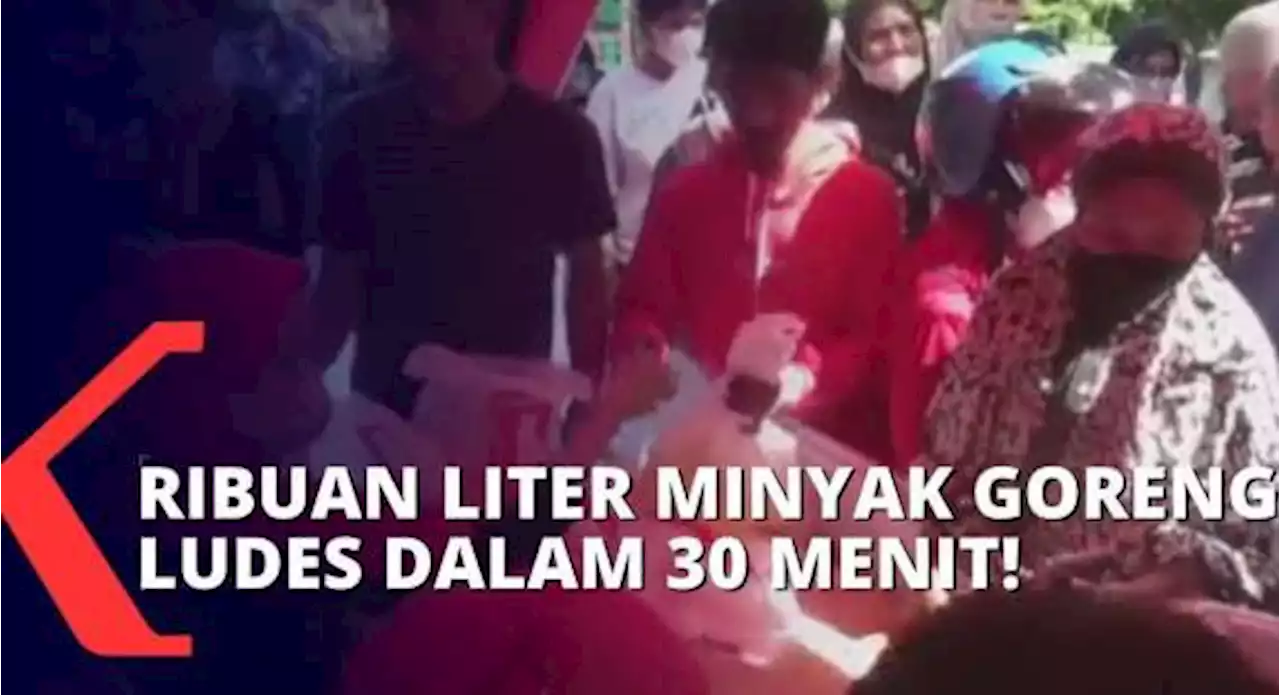 Operasi Pasar di Kantor Kecamatan Soreang, 1.200 Liter Minyak Goreng Ludes Diserbu Warga Parepare!