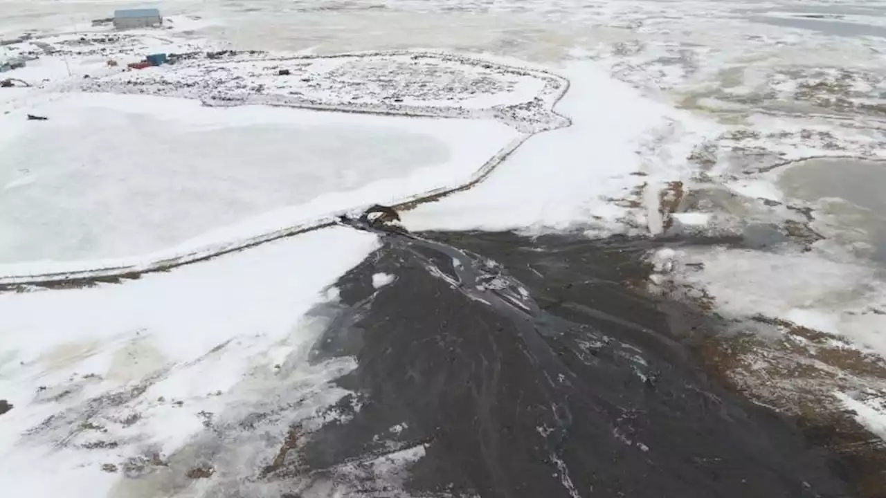 Officials believe Hooper Bay's sewage lagoon broke open due to cold followed by rain