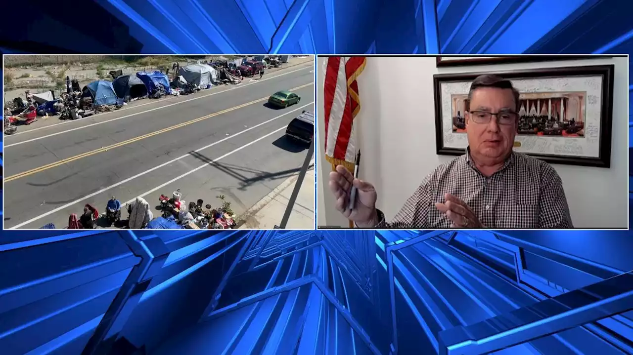 Supervisor Joel Anderson responds to massive homeless camp in District 2 -