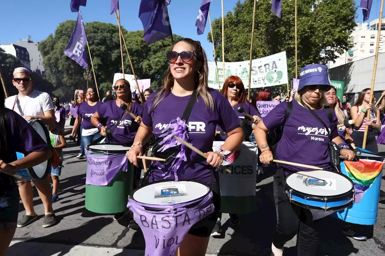 La marcha del 8M por el Día de la Mujer, en fotos