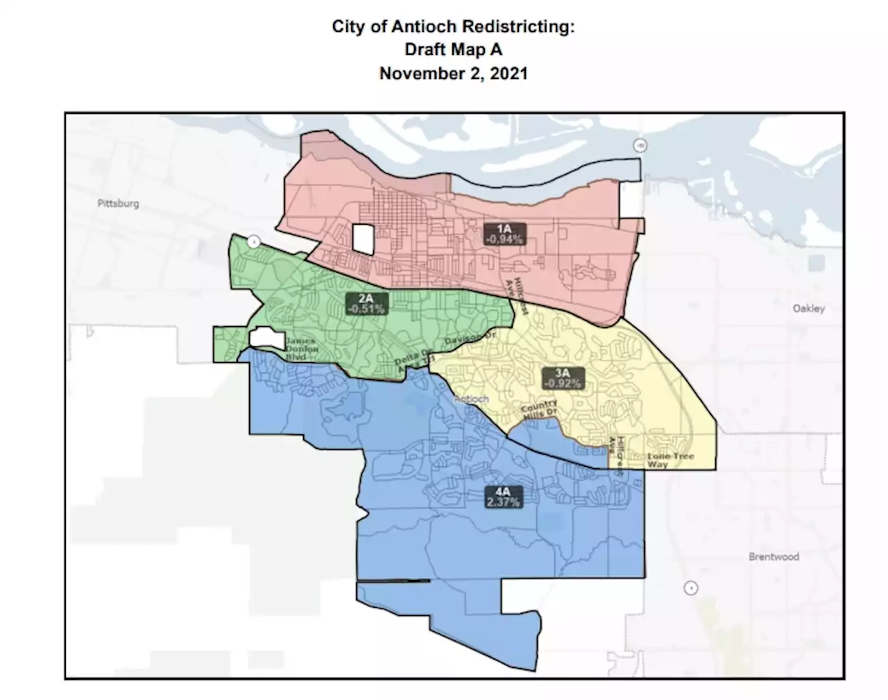 Antioch selects new district election map for voting