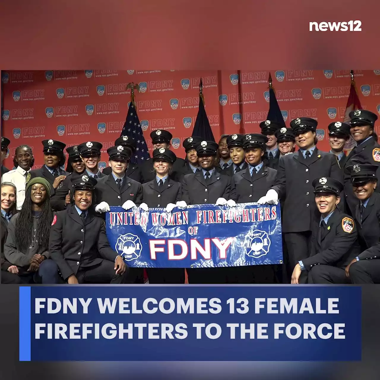 FDNY welcomes 13 female firefighters to the force on International Women's Day