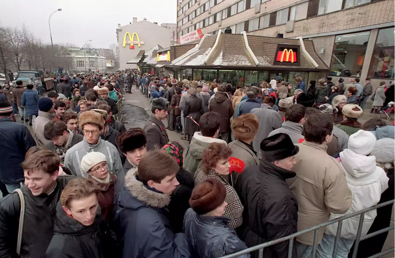 McDonald’s is closing in Russia. Its first USSR restaurant was a sensation.