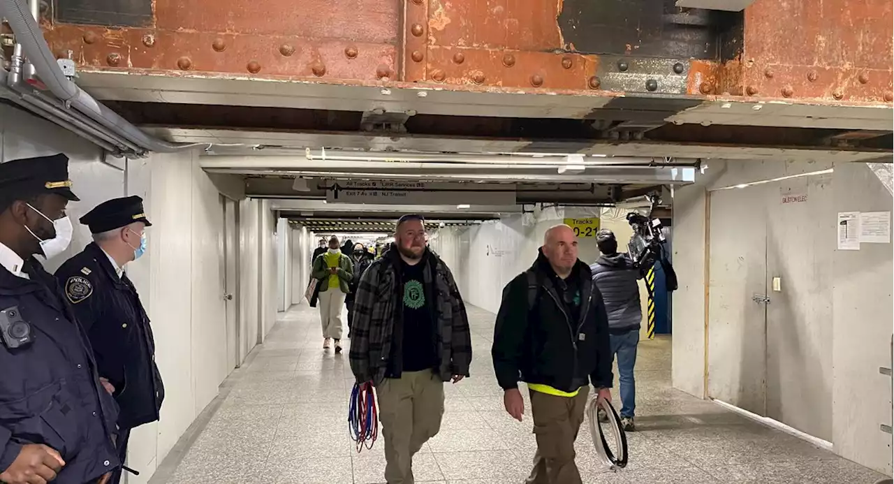 Penn Station 'head knockers' are coming down