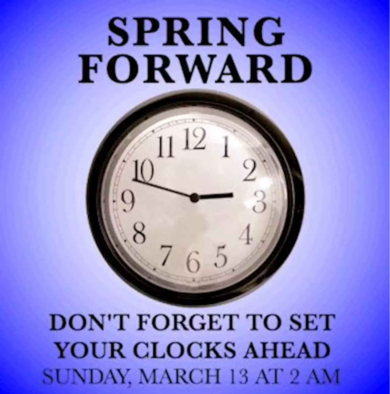 Daylight saving time is back: Clocks 'spring forward' this Sunday