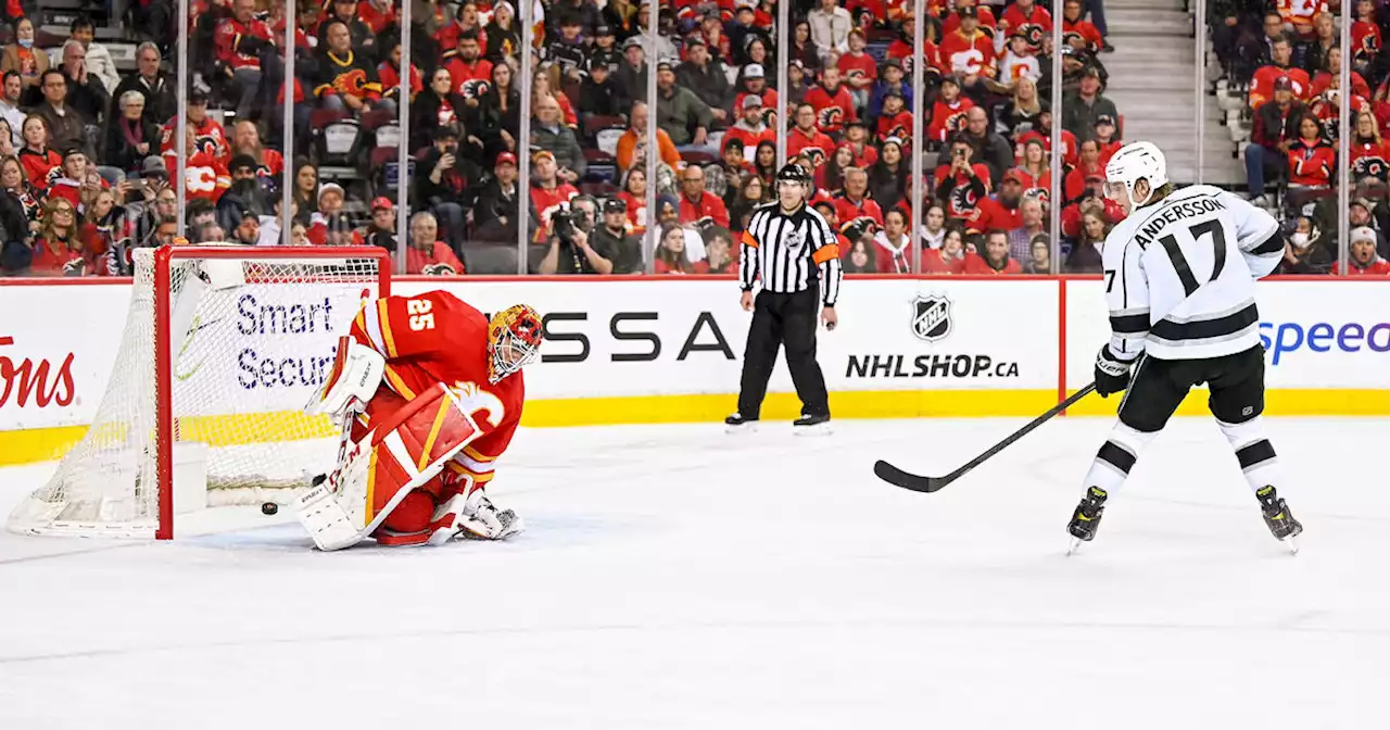 Andersson's shootout goal lifts Kings over Flames 3-2