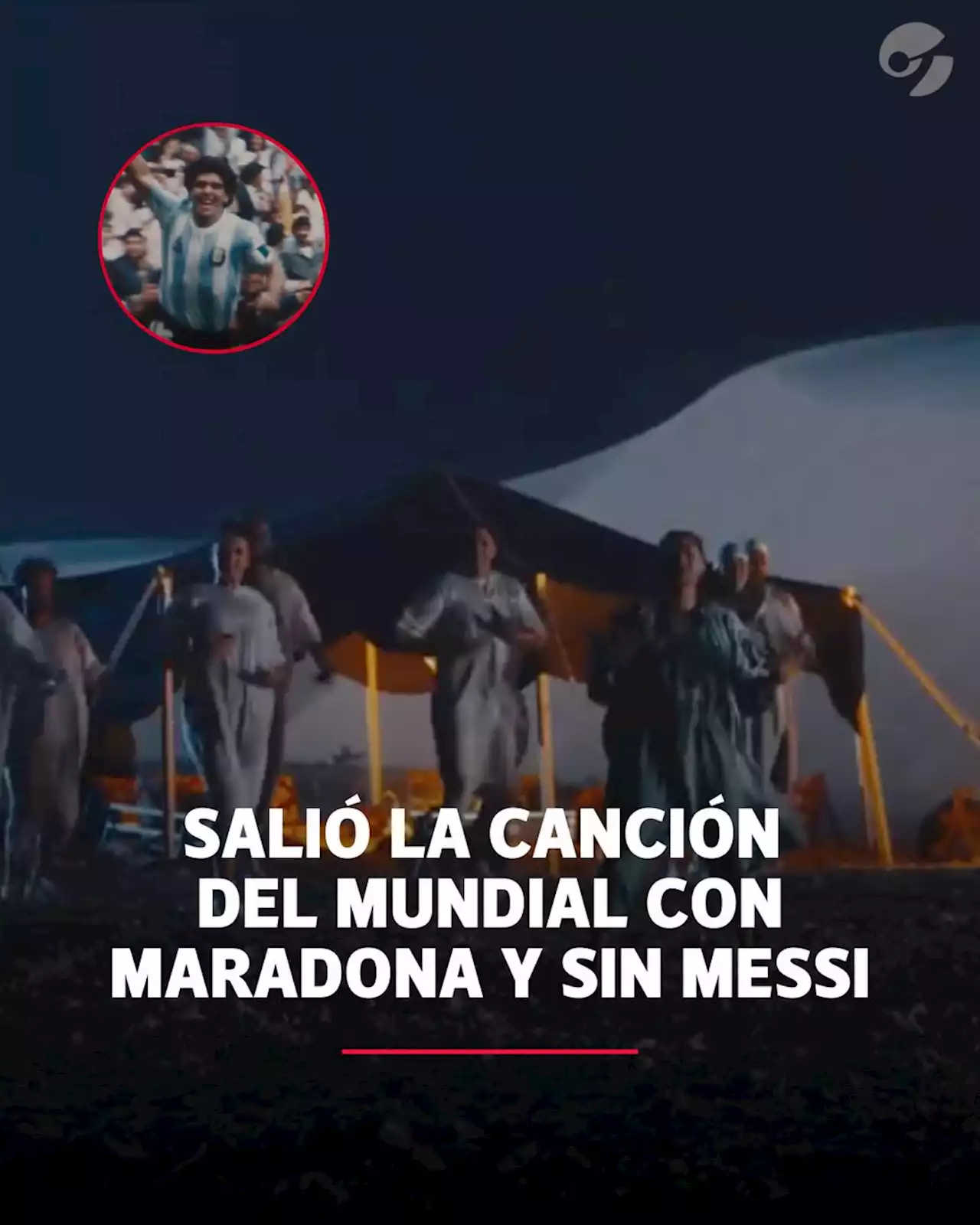 Video: el Mundial de Qatar 2022 tiene su primera canción oficial y en el video aparece Diego Maradona