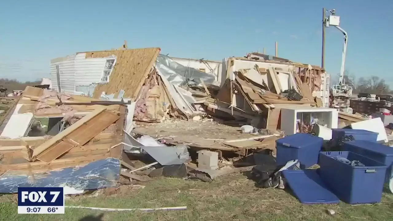 Dash cam footage captures tornado damage, recovery efforts in Williamson County