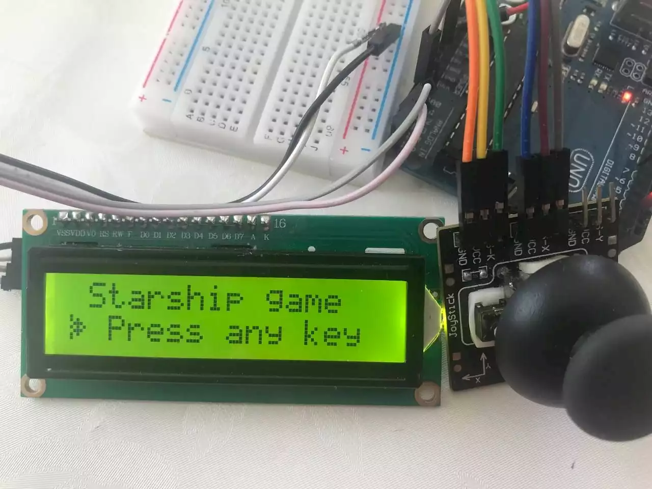 How to Build an Arduino Starship Game Controlled by Joystick and Computer | HackerNoon