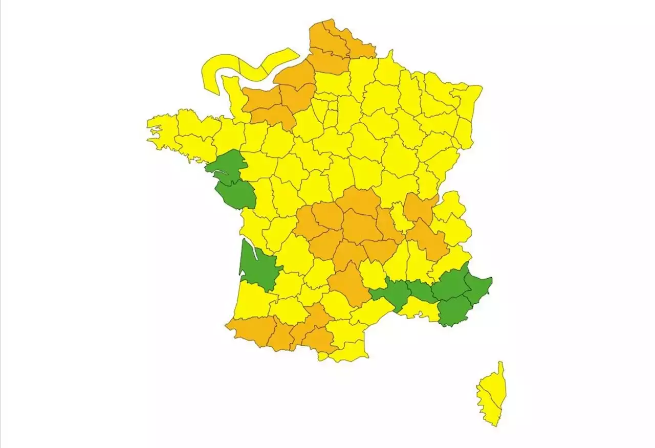 22 départements en vigilance orange face à l'épisode de neige du 1er avril.