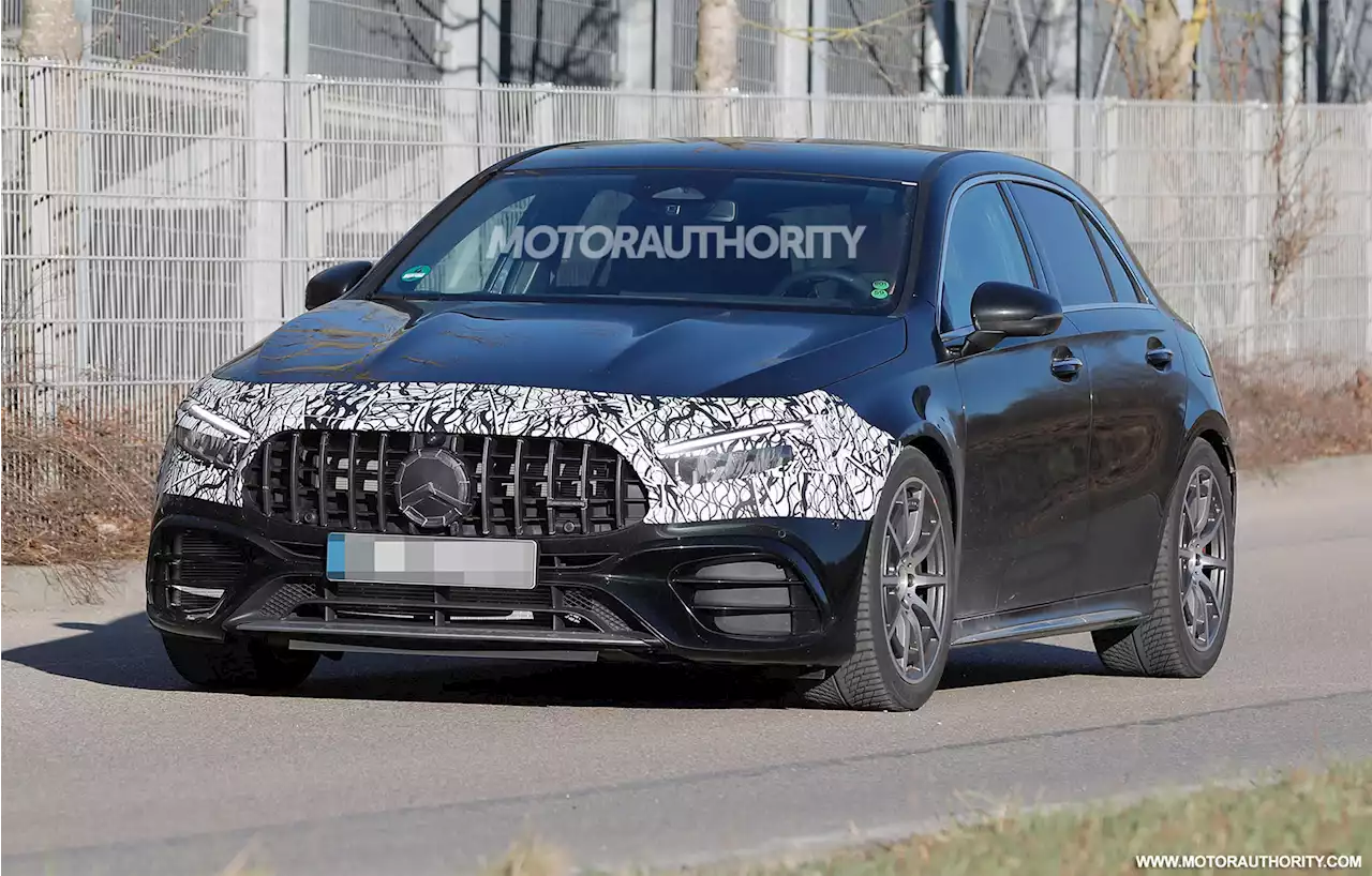 2023 Mercedes-Benz AMG A45 Hatchback spy shots: Mid-cycle update on the way